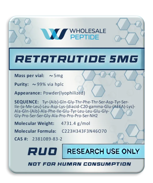 Retatrutide 5mg Wholesale Peptide For Sale
