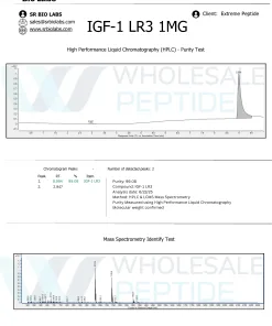 IGF-1 LR3 1mg COA (06/2025)
