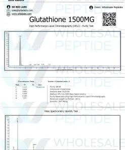 Glutathione 1500mg 10/27/25